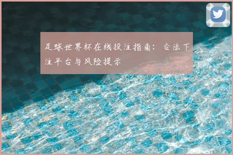 足球世界杯在线投注指南：合法下注平台与风险提示